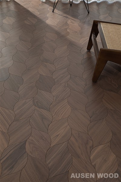 Parquet grawnwin-Parquet Cnau Ffrengig Du